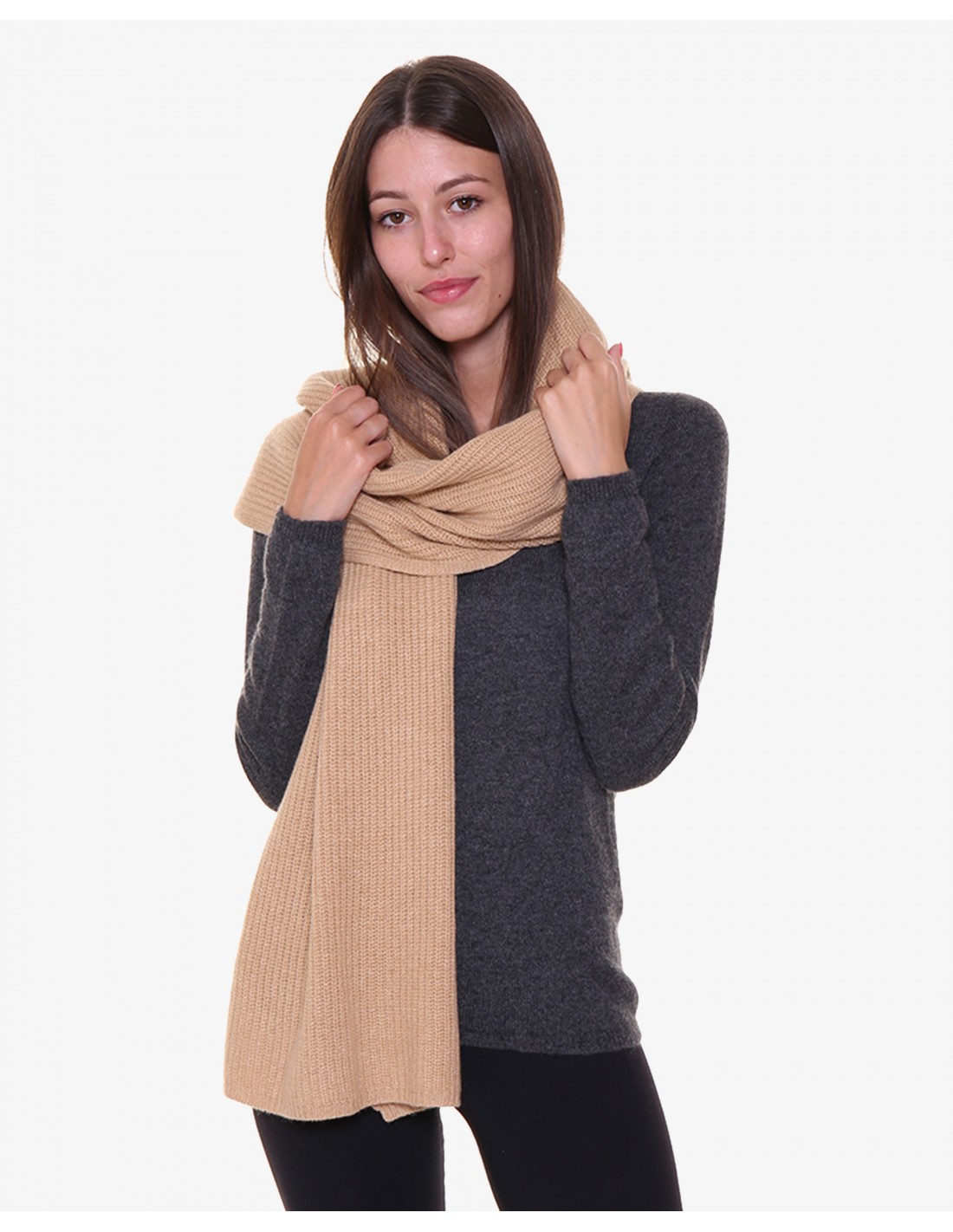 CASHMERE BLEND SOFT STOLE - マフラー